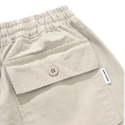Kappy Heavy Cotton Fatigue Pants Cream(Kappy Heavy Cotton Fatigue Pants Cream) -Best Clothing Store KappyHeavyCottonFatiguePantsCream 5
