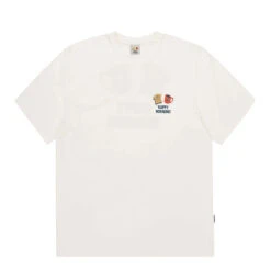 Kappy Kappy Morning Half T-Shirt Toru Fukuda Edition White(Kappy Kappy Morning Half T Shirt Toru Fukuda Edition White)
