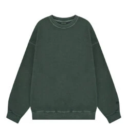 Kappy Pigment Sweat Shirt Deep Green(Kappy Pigment Sweat Shirt Deep Green)