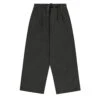 Kappy Pigment Two Tuck Wide Pants Charcoal(Kappy Pigment Two Tuck Wide Pants Charcoal) -Best Clothing Store KappyPigmentTwoTuckWidePantsCharcoal4