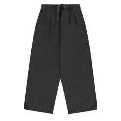 Kappy Pigment Two Tuck Wide Pants Charcoal(Kappy Pigment Two Tuck Wide Pants Charcoal)