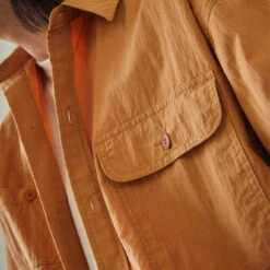 Kappy Sunrise Utility Half Shirt Brick(Kappy Sunrise Utility Half Shirt Brick) -Best Clothing Store KappySunriseUtilityHalfShirtBrick1