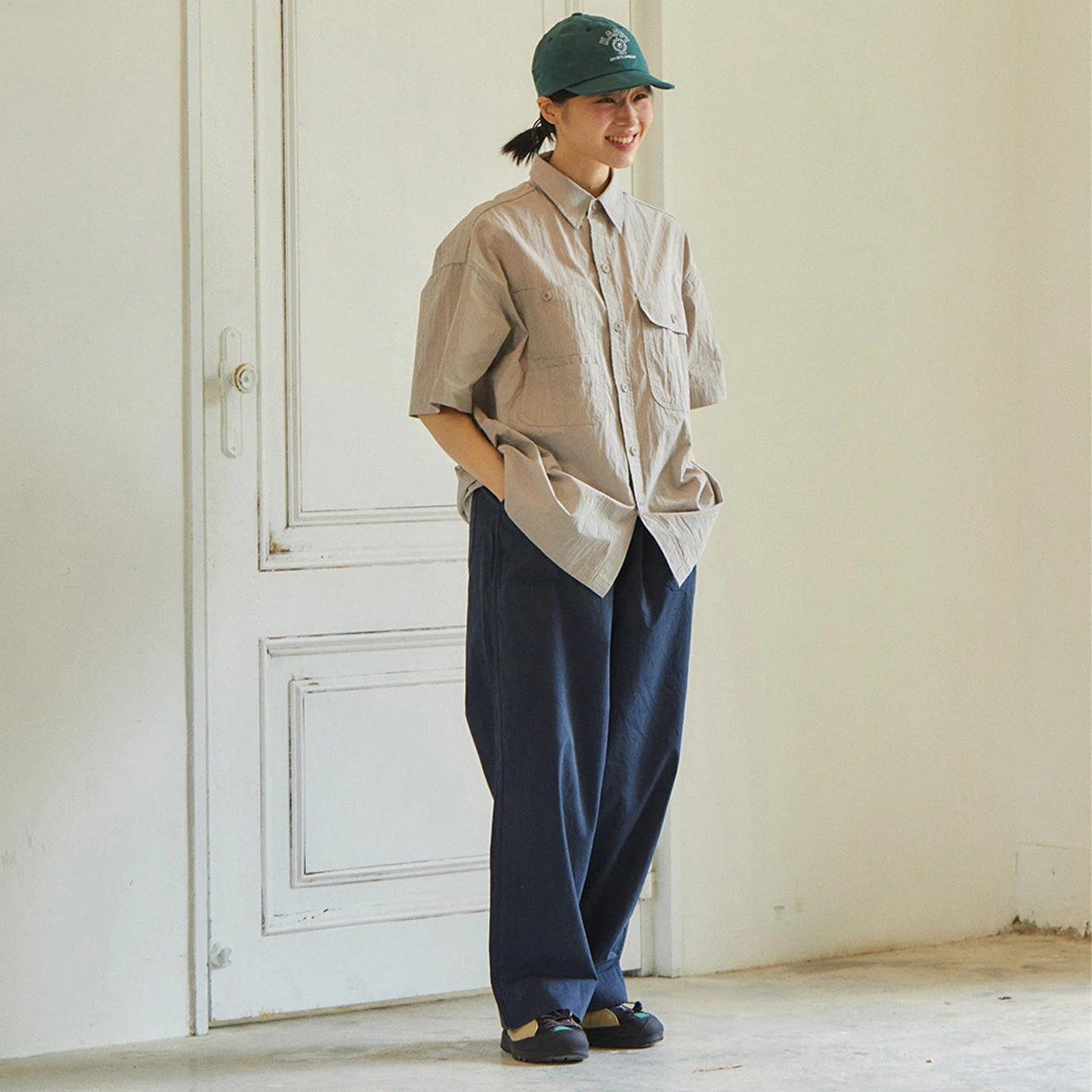 Kappy Sunrise Utility Half Shirt Greige(Kappy Sunrise Utility Half Shirt Greige) 7 Kappy Sunrise Utility Half Shirt Greige(Kappy Sunrise Utility Half Shirt Greige) - Image 5