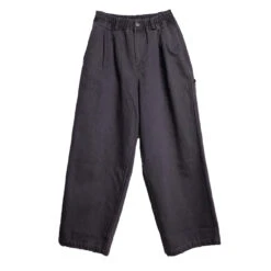 Kappy Two Tuck Wide Kation Pants Dark Gray(Kappy Two Tuck Wide Kation Pants Dark Gray)
