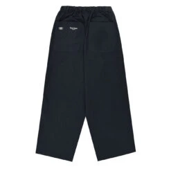 Kappy Two Tuck Wide Pants Navy(Kappy Two Tuck Wide Pants Navy) -Best Clothing Store KappyTwoTuckWidePantsNavy1