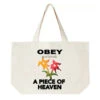 Obey A Piece Of Heaven Tote Bag Cream(Obey A Piece Of Heaven Tote Bag Cream)