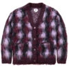 Obey Womens Amoeba Cardigan Berry Multi(Obey Womens Amoeba Cardigan Berry Multi) -Best Clothing Store ObeyWomensAmoebaCardiganBerryMulti3