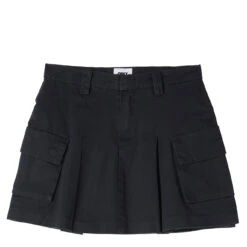 Obey Womens Andrea Cargo Mini Skirt Black(Obey Womens Andrea Cargo Mini Skirt Black)