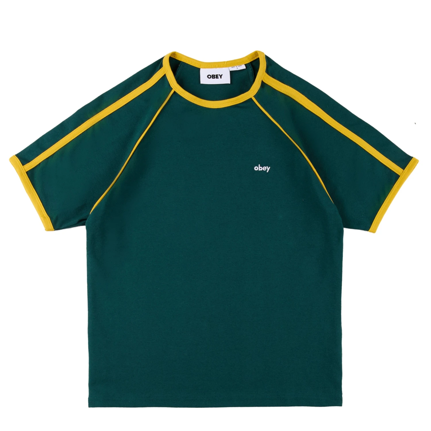 Obey Womens Diversion Raglan Tee S/S Forest(Obey Diversion Raglan Tee S S Forest) 3 Obey Womens Diversion Raglan Tee S/S Forest(Obey Diversion Raglan Tee S S Forest)