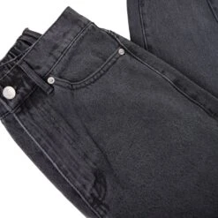 Obey Womens Leah III Baggy Denim Black Ash(Obey Leah Iii Baggy Denim Black Ash) -Best Clothing Store ObeyWomensLeahIIIBaggyDenimBlackAsh 0001 removewhitelabel