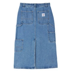 Obey Womens Painters Midi Skirt Light Indigo(Obey Womens Painters Midi Skirt Light Indigo) -Best Clothing Store ObeyWomensPaintersMidiSkirtLightIndigo 2 3ebfd8f6 5ae6 44aa 9fb5 1633dd2c14d3