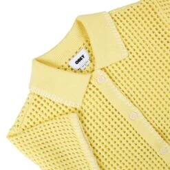 Obey Womens Pilar Crochet S/S Yellow Pear(Obey Pilar Crochet S S Yellow Pear) -Best Clothing Store ObeyWomensPilarCrochetS SYellowPear 0000 16 04 250723 0002 DAMSON MADDER APRIL0796