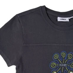 Obey Womens Relax Tee S/S Digital Black(Obey Relax Tee S S Digital Black) -Best Clothing Store ObeyWomensRelaxTeeS SDigitalBlack 0000 16 04 250601