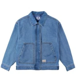 Obey Womens Sybil Jacket Light Indigo(Obey Sybil Jacket Light Indigo)