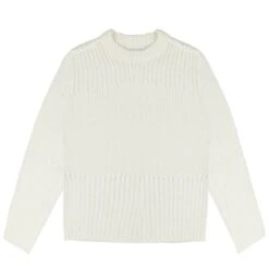 Obey Womens Trivia Open Knit Sweater Cream(Obey Trivia Open Knit Sweater Cream)
