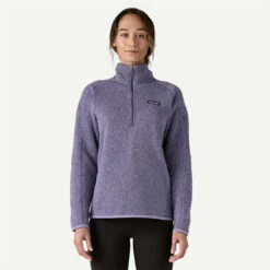 Best Clothing Store -Best Clothing Store PatagoniaWomensBetterSweater1 4ZipConcretePurple1
