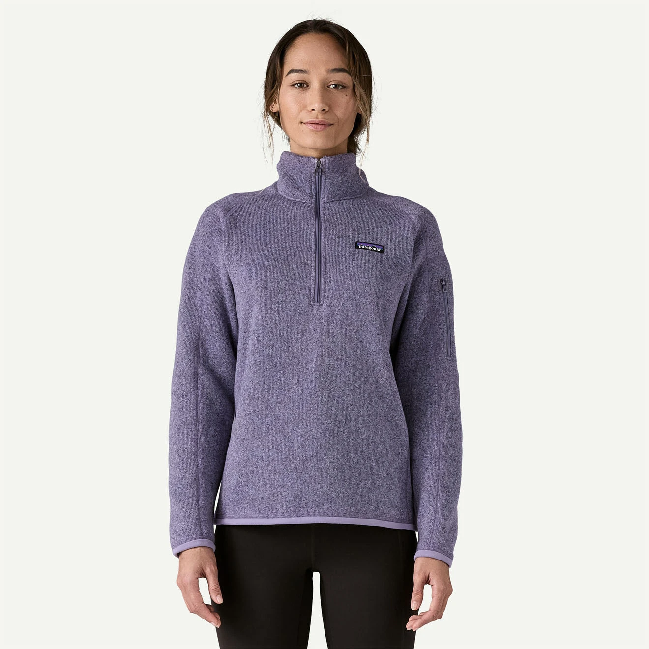 Patagonia Womens Better Sweater 1/4 Zip Concrete Purple(Patagonia Womens Better Sweater 1 4 Zip Concrete Purple) 4 Patagonia Womens Better Sweater 1/4 Zip Concrete Purple(Patagonia Womens Better Sweater 1 4 Zip Concrete Purple) - Image 2