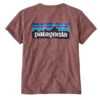 Patagonia Womens P-6 Logo Responsibili-Tee Dulse Mauve(Patagonia Womens P 6 Logo Responsibili Tee Dulse Mauve) -Best Clothing Store PatagoniaWomensP 6LogoResponsibili TeeDulseMauve