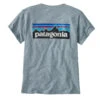 Patagonia Womens P-6 Logo Responsibili-Tee Thermal Blue(Patagonia Womens P 6 Logo Responsibili Tee Thermal Blue) -Best Clothing Store PatagoniaWomensP 6LogoResponsibili TeeThermalBlue