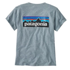 Patagonia Womens P-6 Logo Responsibili-Tee Thermal Blue(Patagonia Womens P 6 Logo Responsibili Tee Thermal Blue)