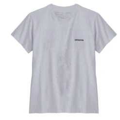 Patagonia Womens P-6 Logo Responsibili Tee White(Patagonia Womens P 6 Logo Responsibili Tee White)