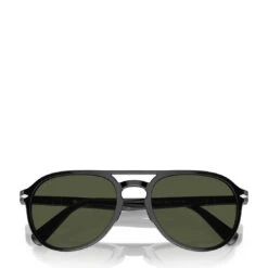 Persol 0PO3235S 95/31 55 Sunglasses Black / Green(Persol 0po3235s 95 31 55 Sunglasses Black Green) -Best Clothing Store Persol0PO3235S95 3155SunglassesBlack Green2