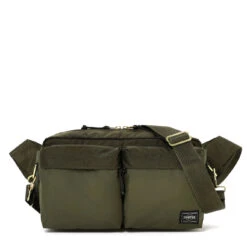 Porter-Yoshida And Co Force 2 Way Waist Bag Olive Drab(Porter Yoshida And Co Force 2 Way Waist Bag Olive Drab)