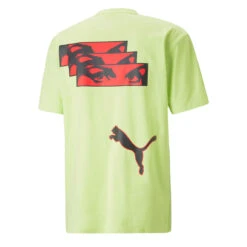 Puma X P.A.M Graphic T-Shirt Green Lily(Puma X P A M Graphic T Shirt Lily Pad) -Best Clothing Store PumaxP.A.MWomensGraphicT ShirtGreenLily 2