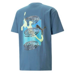 Puma X P.A.M Graphic T-Shirt Stellar(Puma X P A M Graphic T Shirt Stellar) -Best Clothing Store PumaxP.A.MWomensGraphicT ShirtStellar 2