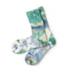 Rototo Allrounder Merino Crew Tie Dye Socks Green / Blue(Rototo Allrounder Merino Crew Tie Dye Socks Green Blue) -Best Clothing Store RototoAllrounderMerinoCrewTieDyeSocksGreen Blue 54652814 dc24 4f8a a611 9f07d17293e7