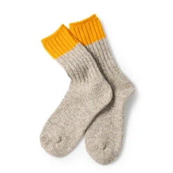 Rototo Merino Wool Ragg Socks Yellow(Rototo Merino Wool Ragg Socks Yellow)