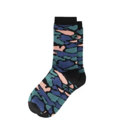 Rototo Pile Camo Crew Socks Multi(Rototo Pile Camo Crew Socks Multi)