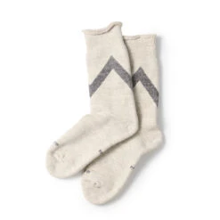 Rototo Raffy Sweat Socks Zig ZagGray(Rototo Raffy Sweat Socks Zig Zag Gray)