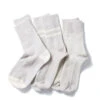 Rototo Recycle Cotton / Wool Daily 3 Pack Socks Gray / Off White(Rototo Recycle Cotton Wool Daily 3 Pack Socks Gray Off White)