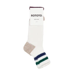 Rototo Two Stripe White / Green / Dark Blue(Rototo Two Stripe White Green Dark Blue)