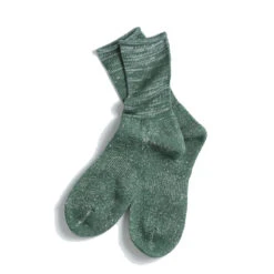 Rototo Washi Pile Crew Sock Dark Green(Rototo Washi Pile Crew Sock Dark Green)