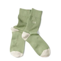 Rototo Womens Oval Logo Sock Sage Green(Rototo Womens Oval Logo Sock Sage Green)