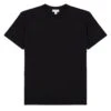 Sunspel Boy Fit Crew Neck T-Shirt Black(Sunspel Boy Fit Crew Neck T Shirt Black) -Best Clothing Store Sunspel Womens Boy Fit Crew Neck T Shirt Black 26135 01