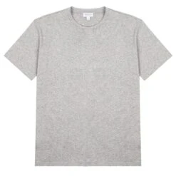 Sunspel Boy Fit T-Shirt Grey Melange(Sunspel Boy Fit T Shirt Grey Melange)
