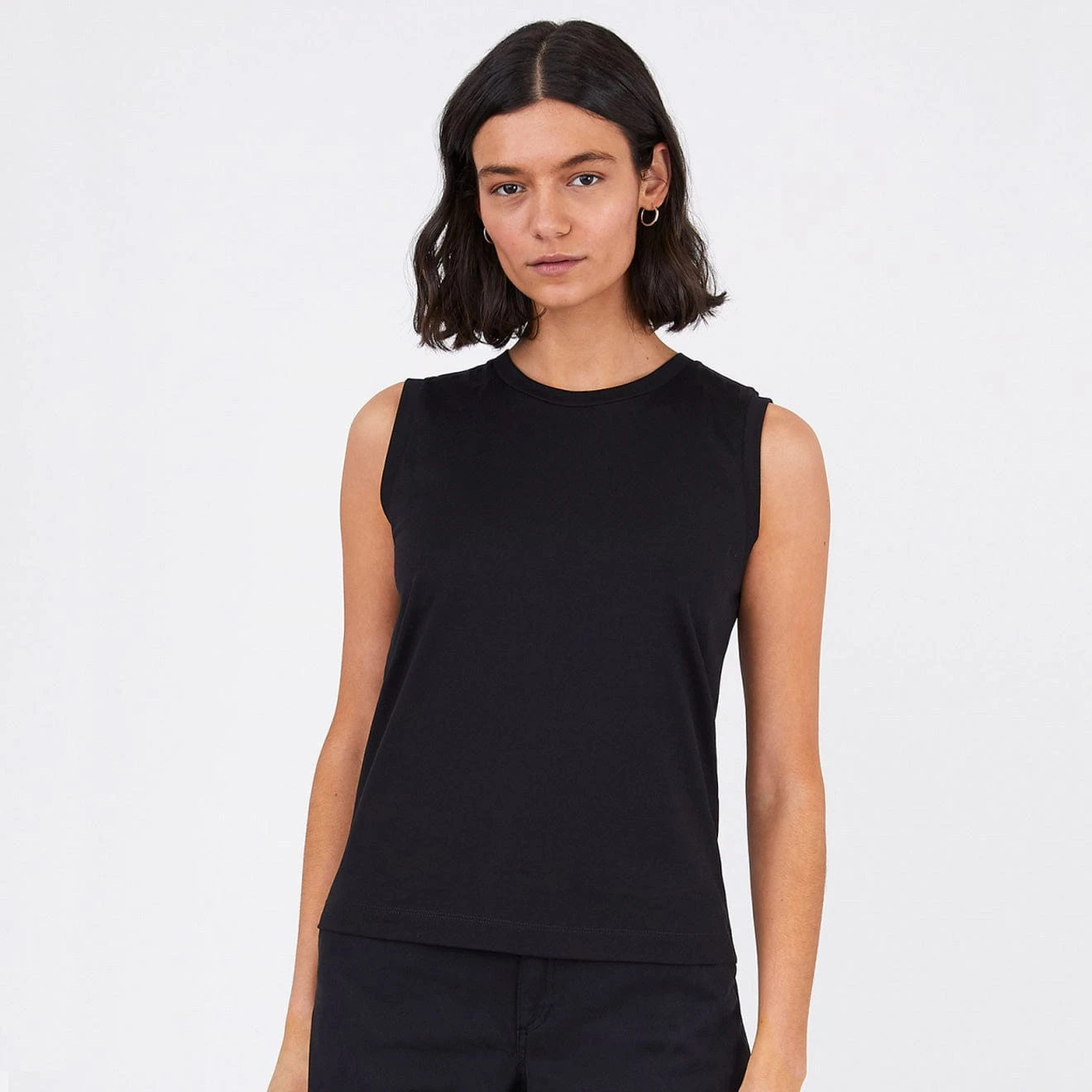 Sunspel Boy Fit Tank T-Shirt Black(Sunspel Boy Fit Tank T Shirt Black) 5 Sunspel Boy Fit Tank T-Shirt Black(Sunspel Boy Fit Tank T Shirt Black) - Image 3