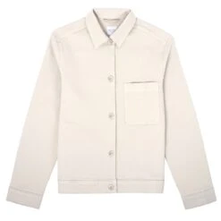 Sunspel Chore Jacket Chalk(Sunspel Chore Jacket Chalk)