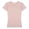 Sunspel Classic T-Shirt Shell Pink(Sunspel Classic T Shirt Shell Pink) -Best Clothing Store Sunspel Womens Classic T Shirt Shell Pink 26133 01