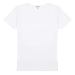 Sunspel Womens Classic T-Shirt White(Sunspel Womens Classic T Shirt White)