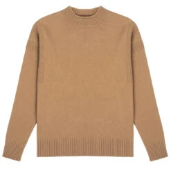 Sunspel Womens Fisherman Jumper Camel(Sunspel Womens Fisherman Jumper Camel)