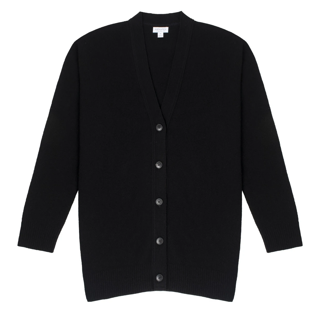 Sunspel Womens Lambswool Cardigan Black(Sunspel Womens Lambswool Cardigan Black) 3 Sunspel Womens Lambswool Cardigan Black(Sunspel Womens Lambswool Cardigan Black)