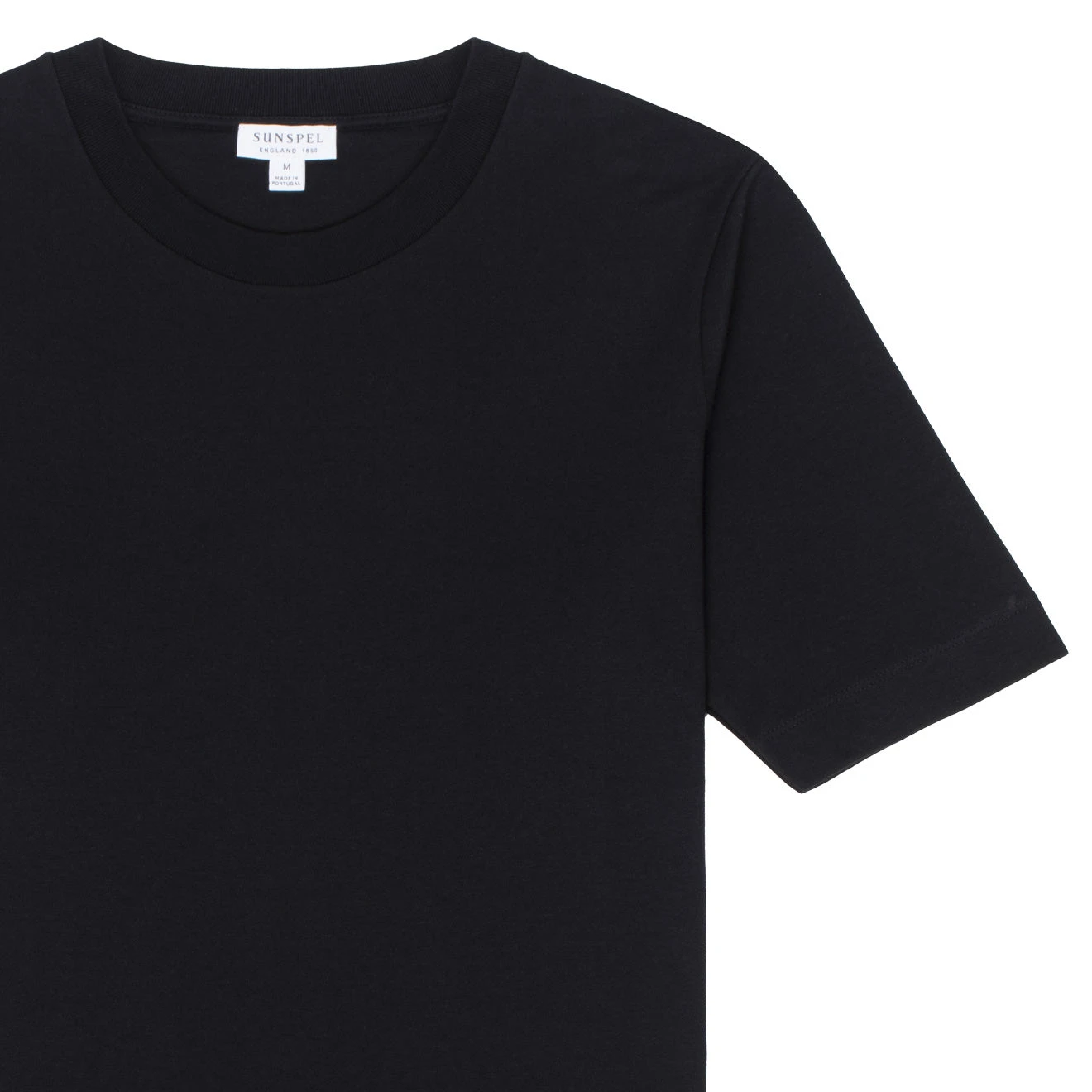 Sunspel Womens Mid Sleeve T-Shirt Black(Sunspel Womens Mid Sleeve T Shirt Black) 4 Sunspel Womens Mid Sleeve T-Shirt Black(Sunspel Womens Mid Sleeve T Shirt Black) - Image 2