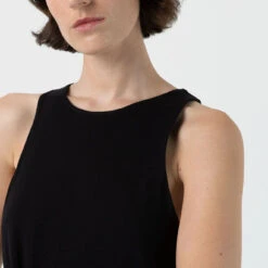 Sunspel Womens Jersey Midi Dress Black(Sunspel Womens Jersey Midi Dress Black) 9 Sunspel Womens Jersey Midi Dress Black(Sunspel Womens Jersey Midi Dress Black) -Best Clothing Store SunspelWomensJerseyMidiDressBlack4