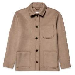 Sunspel Womens Twin Pocket Jacket Light Camel(Sunspel Womens Twin Pocket Jacket Light Camel)