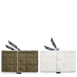 Taion Reversible Down Neck Warmer Olive / Ivory(Taion Reversible Down Neck Warmer Olive Ivory)