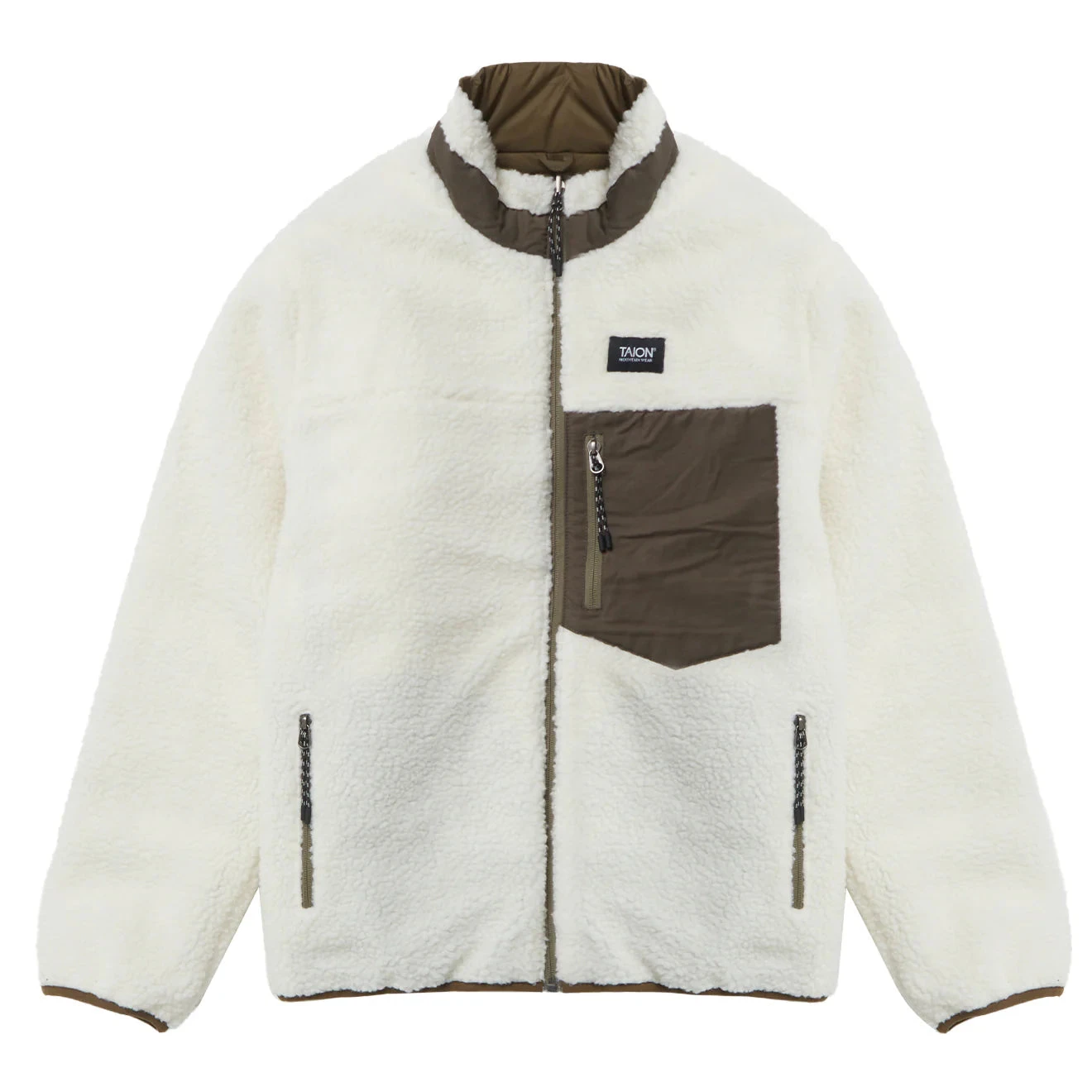 Taion Down Boa Reversible Jacket Olive / Ivory(Taion Down Boa Reversible Jacket Olive Ivory) 4 Taion Down Boa Reversible Jacket Olive / Ivory(Taion Down Boa Reversible Jacket Olive Ivory) - Image 2